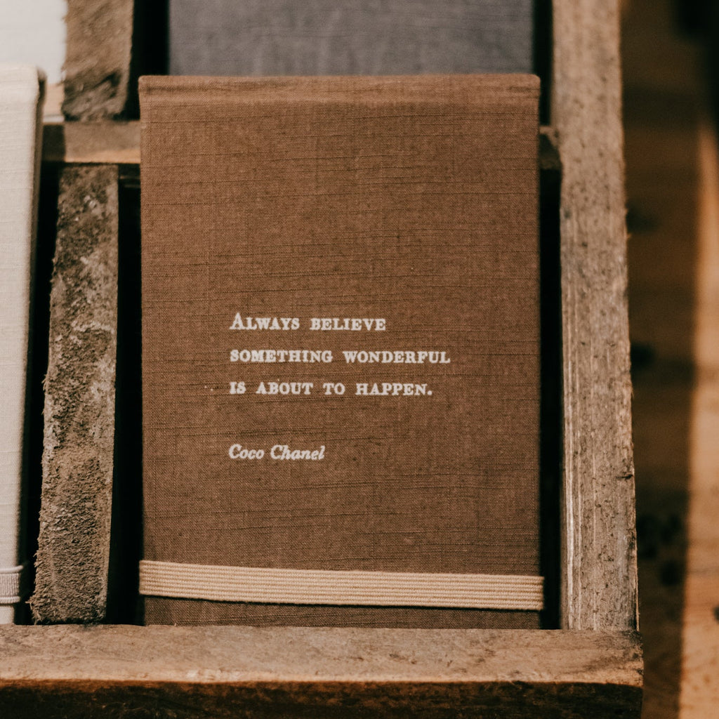Something Wonderful Fabric Notebook