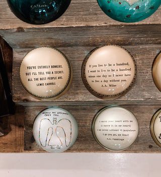 You Are Entirely Bonkers Paperweight