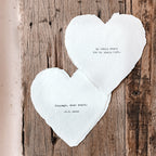 Mini Deckled Heart Set of 20-Courage Dear Heart
