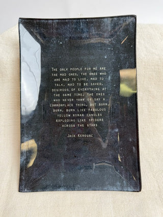 Jack Kerouac Large Decoupage Plate