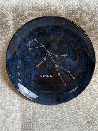 Virgo Mini Round Decoupage Plate- 4"