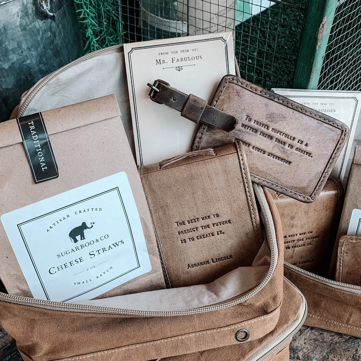 The Best Way Mini Signature Leather Journal - Maple