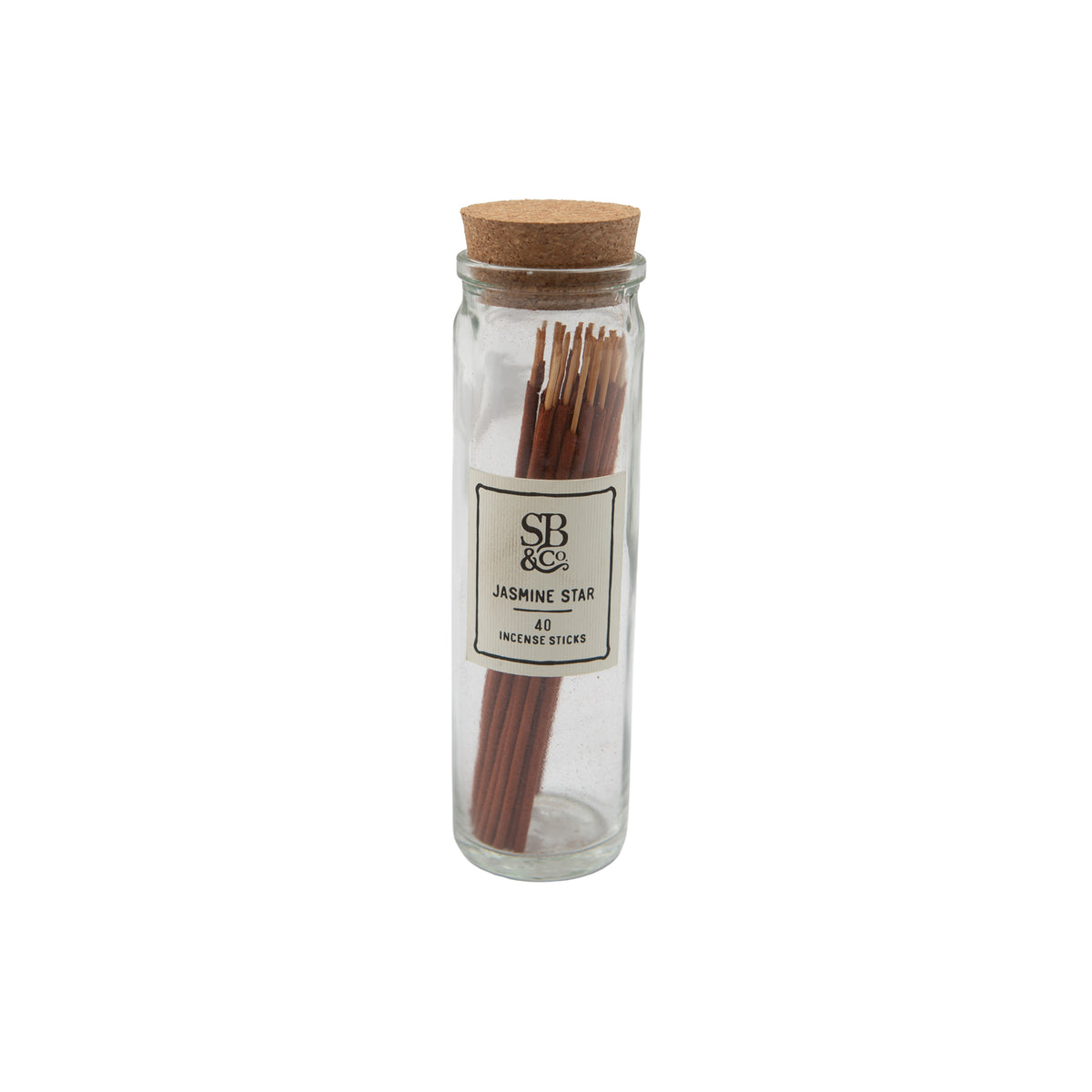 Jasmine Star Incense in Glass Jar
