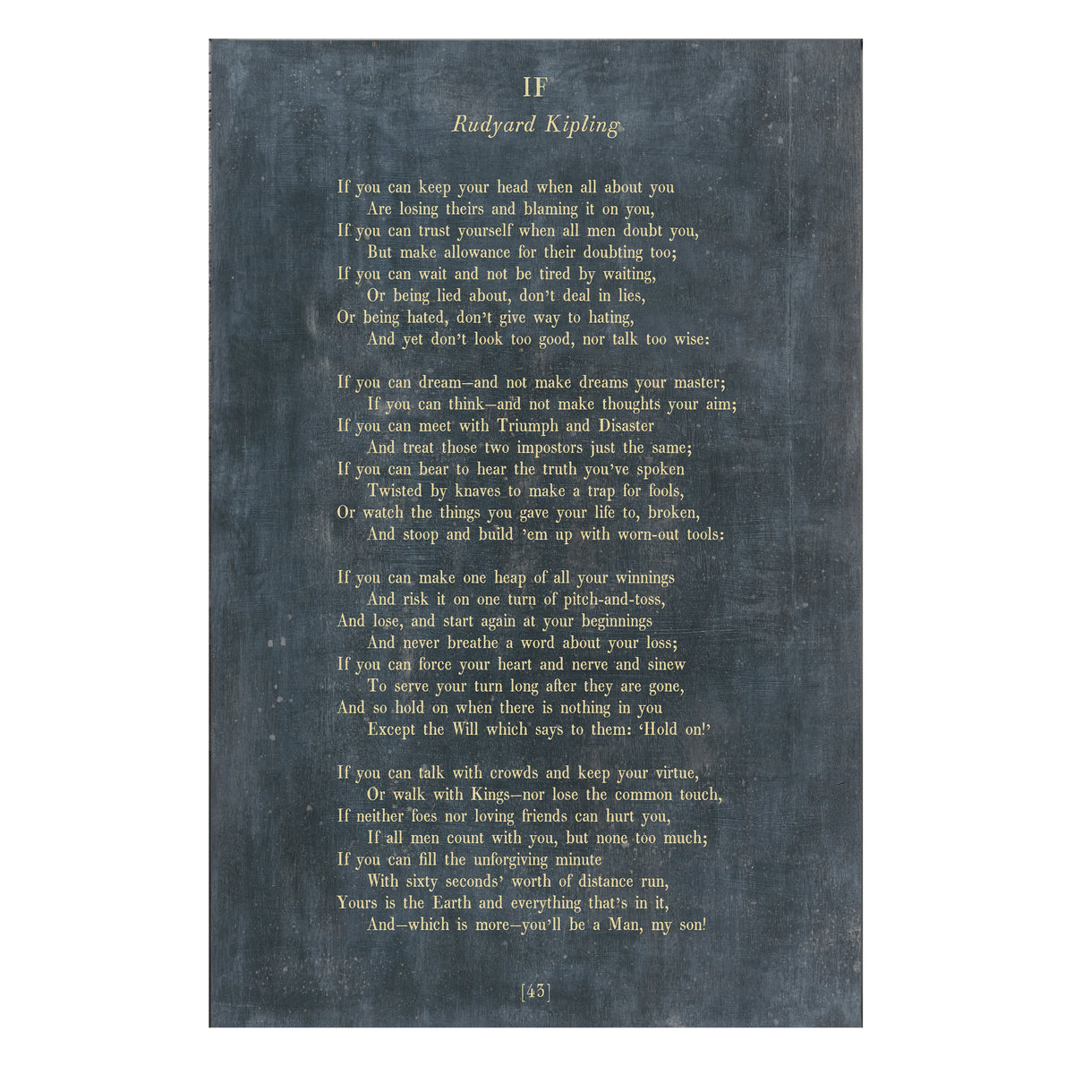 If Art Print - Gallery Wrap