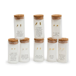Message in a Bottle Brass Earring Collection #3 - Assorted Set of 16