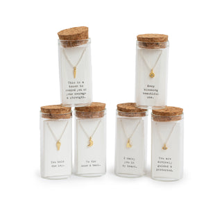 Message in a Bottle Brass Necklace Collection #3 - Assorted Set of 12