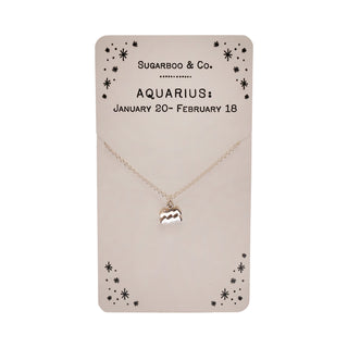 Zodiac Necklace Collection 1-Aquarius