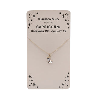 Zodiac Necklace Collection 1-Capricorn