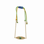Adjustable Rainbow Thread Gold Bracelet