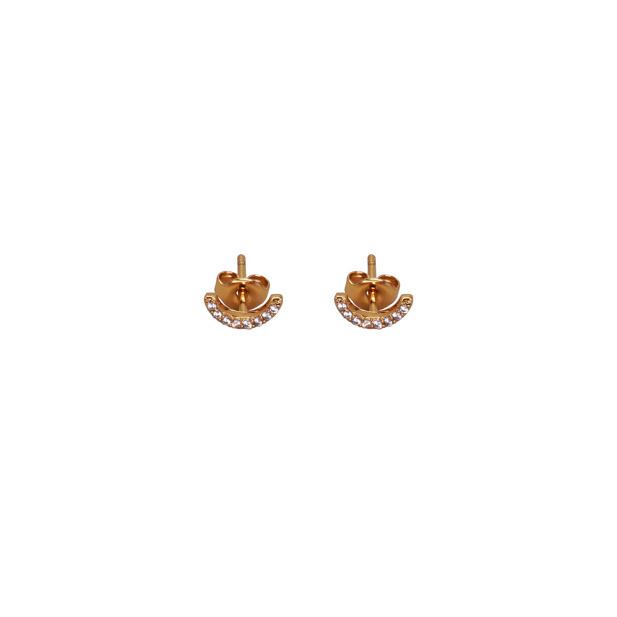 Rainbow Stud Tiny Earrings