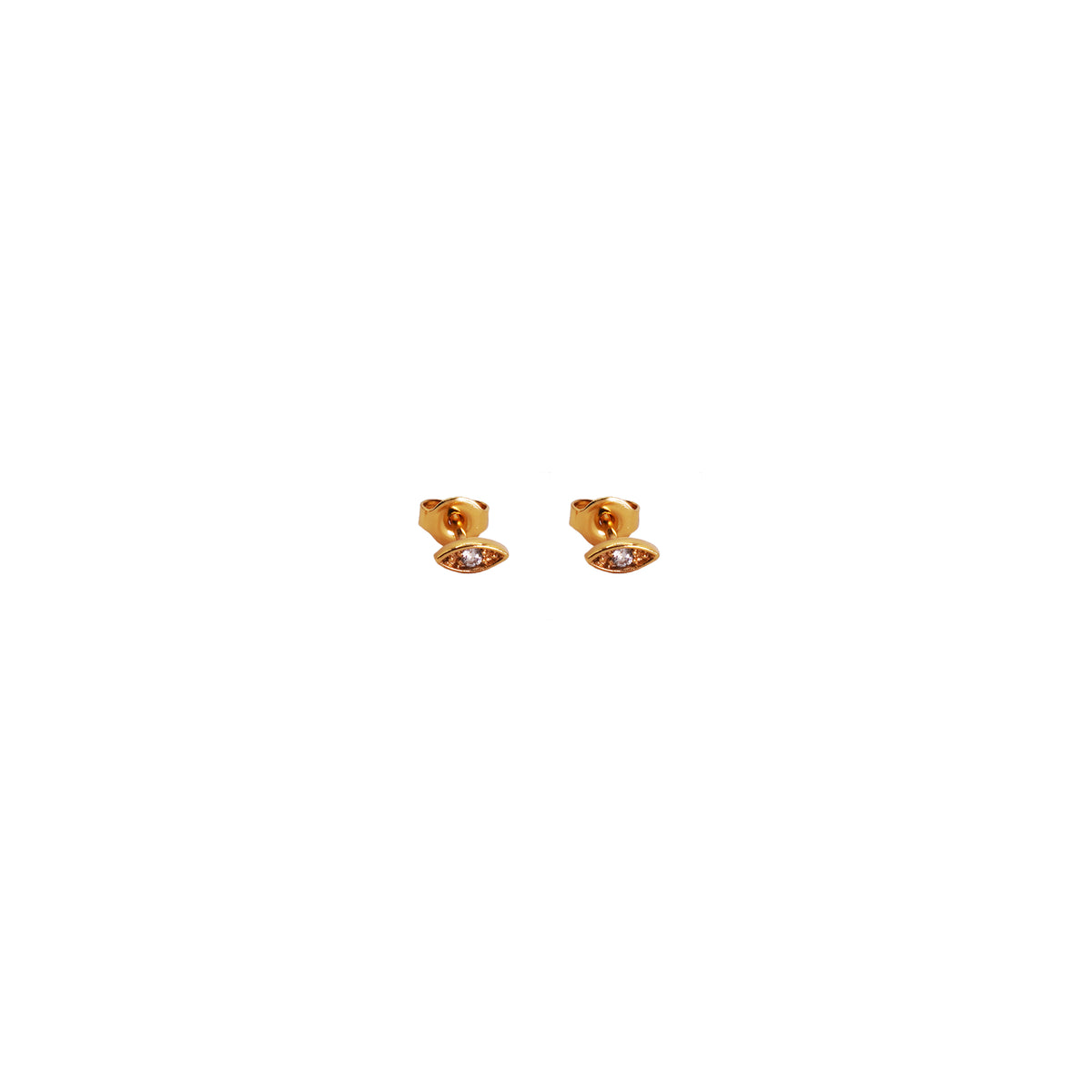 Eye Crystal Stud Tiny Earrings