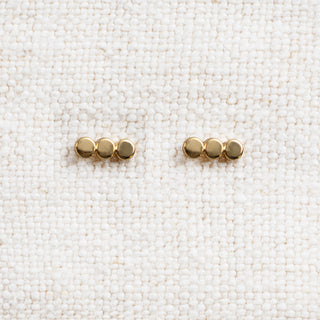 Tiny 3 Dot Stud Earrings