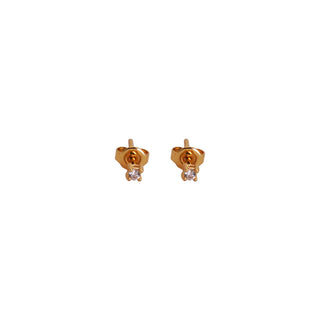 Tiny Mini Crystal Stud Earrings