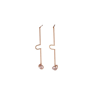 Freshwater Pearl Threader Earrings