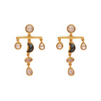 ***Crescent Moon Multi-Stone Mobile Dangles