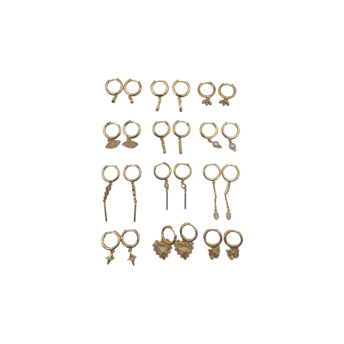Hoop Earring Collection #2 - Set 12