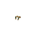 Emerald CZ Stud Earrings