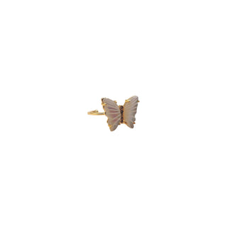 Butterfly Mother of Pearl Ring