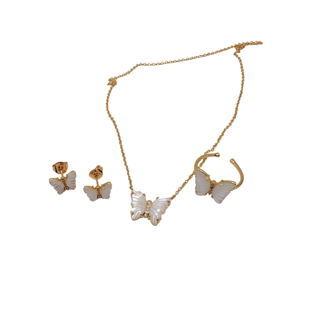 Mother of Pearl Butterfly Collection - Set of 12