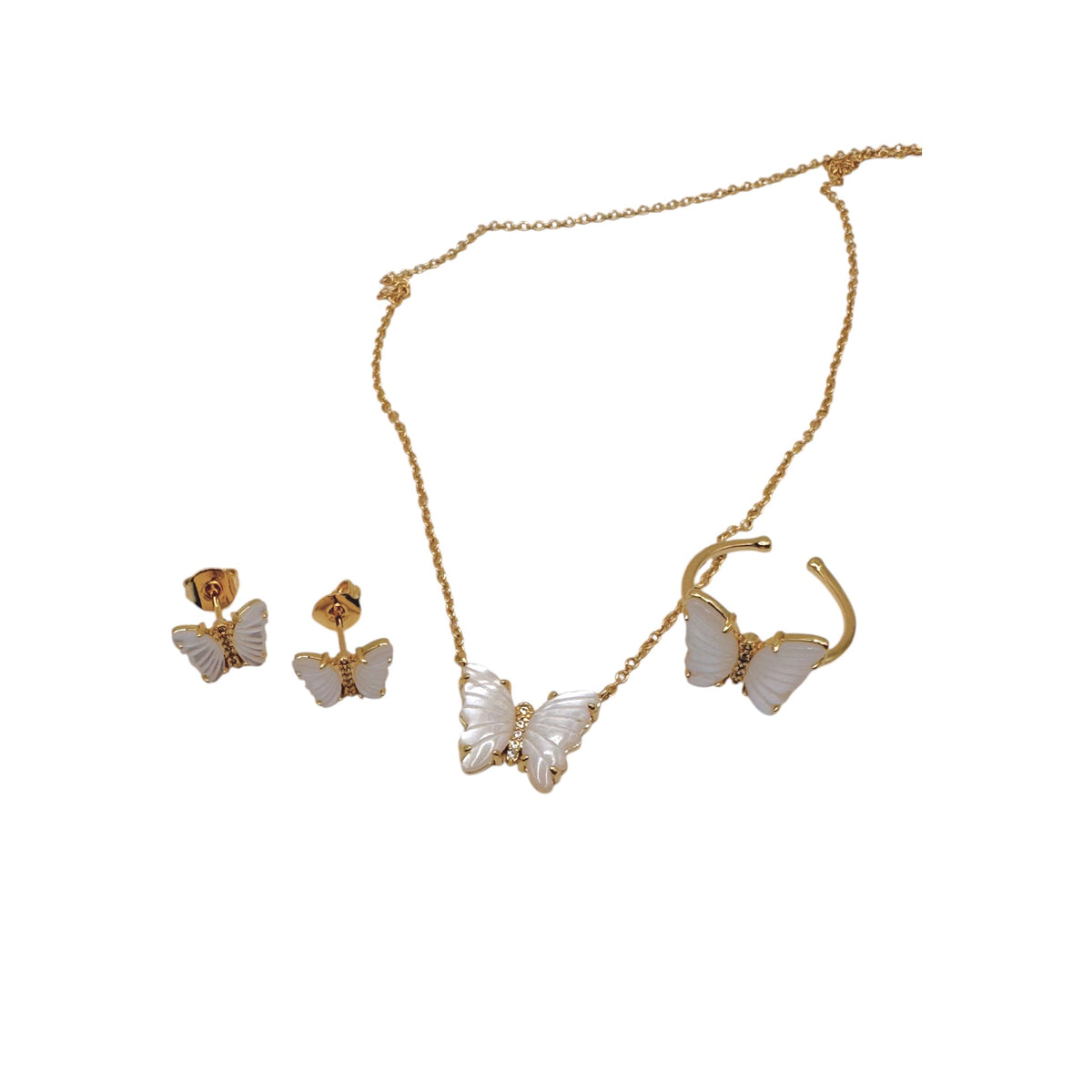 Mother of Pearl Butterfly Collection - Set of 12