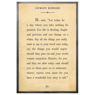 Jackson Kiddard - Book Collection (Grey Wood) - Art Print