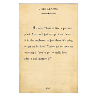 John Lennon - Book Collection - Art Print
