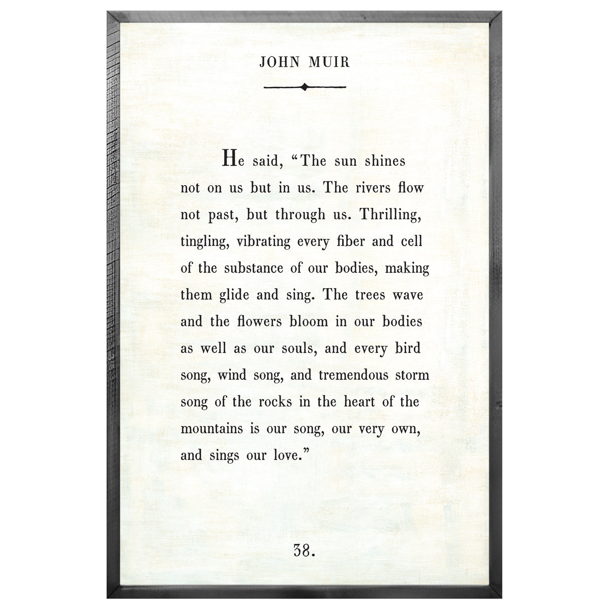 John Muir Art Print - Book Collection