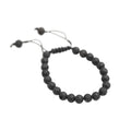 Adjustable Lava Bead Bracelet - Set of 12