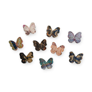 Kantha Butterfly Pin - Small