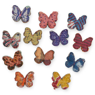 Kantha Butterfly Patch - Small