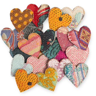 Kantha Heart Patch- Large