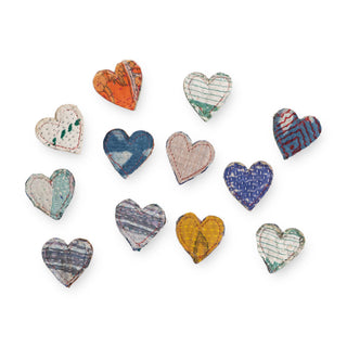 Kantha Heart Patch - Small