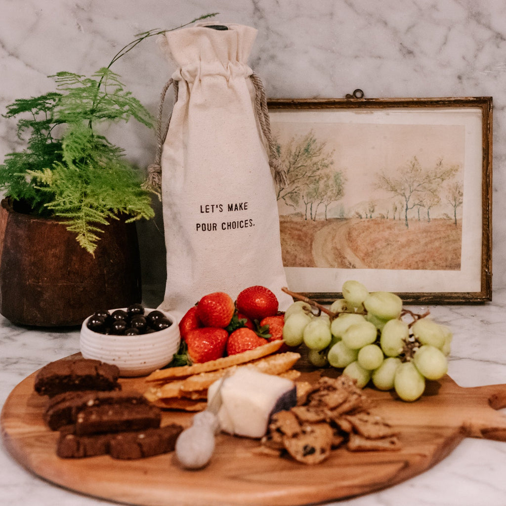 ***Large Round Acacia Wood Cutting Board