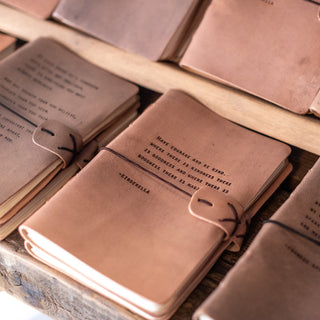 Cinderella Artisan Leather Journal - Blush