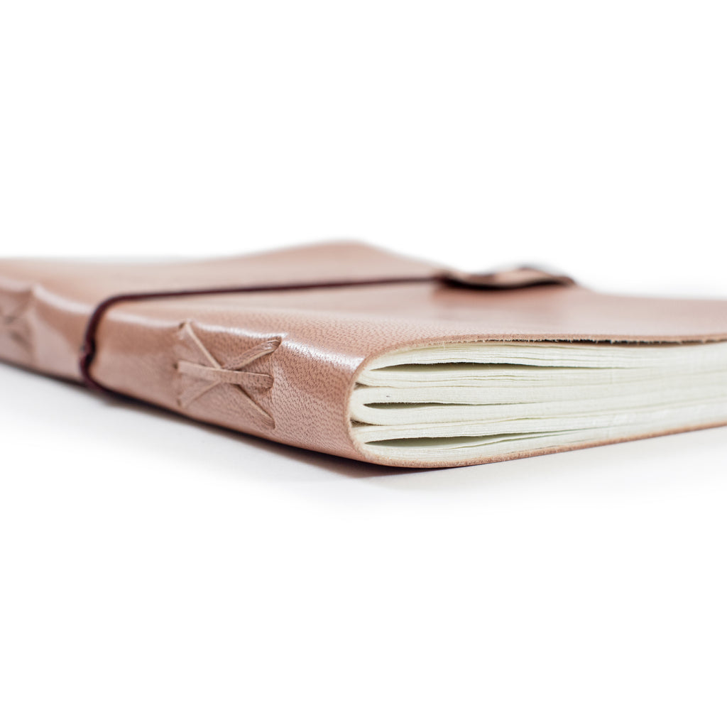 Cinderella Artisan Leather Journal - Blush