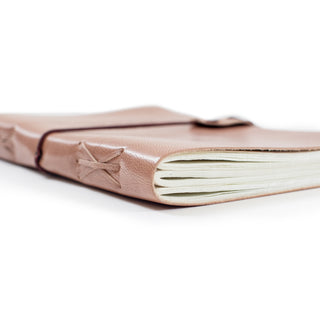 Cinderella Artisan Leather Journal - Blush