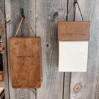 ***What Good Shall I Do Hanging Leather Journal