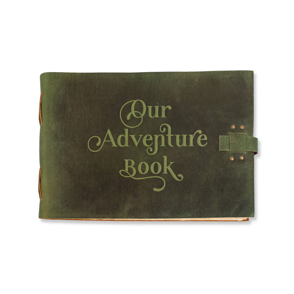 Our Adventure Leather Story Keeper 14x10 - Moss