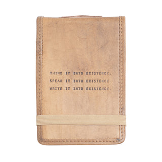 Mini Think, Speak, Write Leather Journal