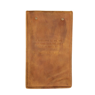 A Gentleman Is One (George Bernard Shaw) Leather Desk Journal