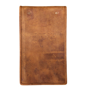The Journey (Lao Tzu) Leather Desk Journal