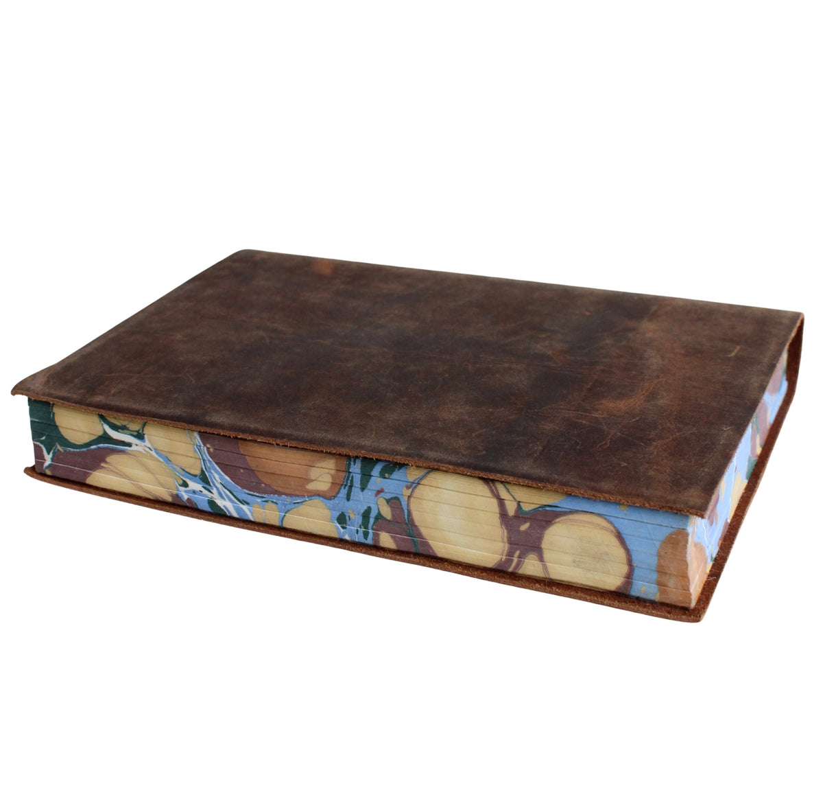 Great Things (Blake) Marbled Edge Leather Journal