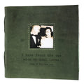 I Have Found The One Leather Photo Keeper 12x12 - Moss