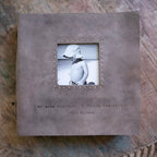 We Were Together Leather Photo Keeper 12x12 - Slate