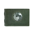 Loving You Is The Greatest Leather Photo Keeper 8x6 - Moss