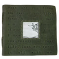 What Are You Doing Leather Photo Keeper 12x12 - Moss