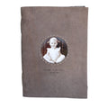 Welcome To The World Leather Photo Keeper 10x14 - Slate