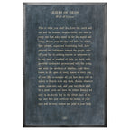 Leaves of Grass Art Print - Grey Wood