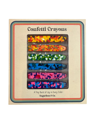 Confetti Crayons - 6 Count