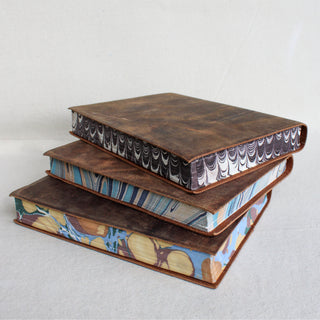 Great Things (Blake) Marbled Edge Leather Journal